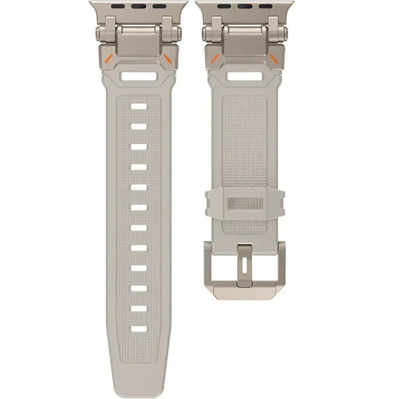 ERBORD ProTech szíj Apple Watch 1/2/3/4/4/5/6/7/8/9/SE/Ultra/Ultra 2 42/44/45/49MM, fehér öv