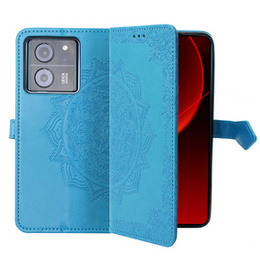 Pattintható tok a Xiaomi 13T / 13T Pro, Mandala, kék