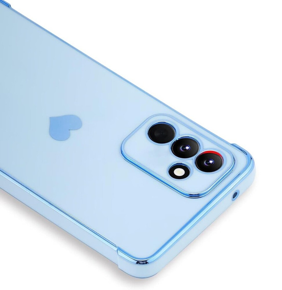 tok Samsung Galaxy A35 5G, Electro heart, kék + Full Glue Kerámiaüveg