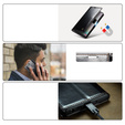 CASEME flip tok Samsung Galaxy Note 10 Plus, Waxy Textured, fekete