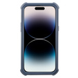 Páncélozott tok a iPhone 14 Pro Max, Dexnor Full Body, sötétkék