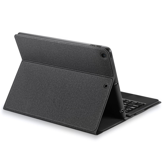 Tok + billentyűzet iPad 10.2 2021/2020/2019, Dux Ducis Magnetic Keyboard, fekete