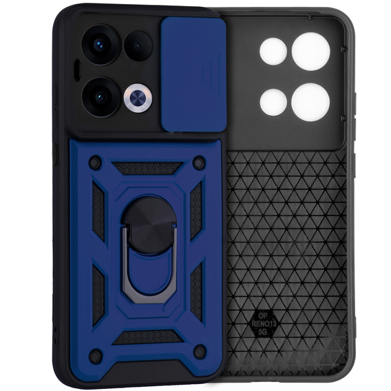 Telefontok a Oppo Reno 13, CamShield Slide, kék