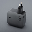 Forcell F-Energy 45 W GaN hálózati töltő USB-C kábellel