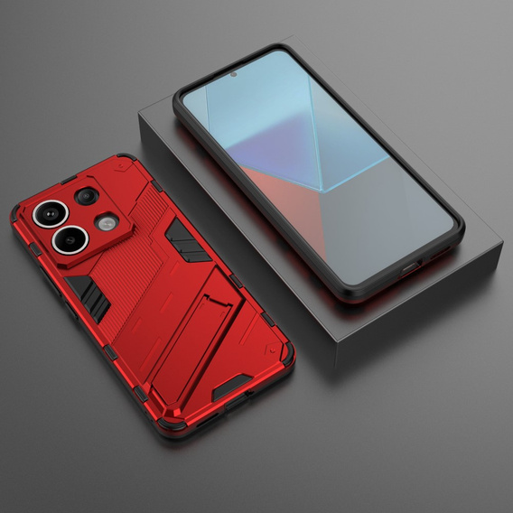 Tok Xiaomi Redmi Note 13 Pro 5G, Military kickstand, piros