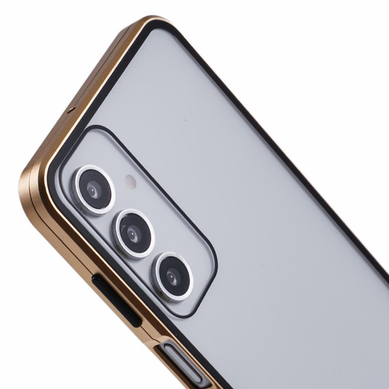 Tok Samsung Galaxy A16, Magnetic Dual Glass, arany