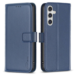 Pattintható tok a Samsung Galaxy A35 5G, BINFEN Wallet, kék