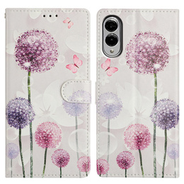 Pattintható tok a Samsung Galaxy S25 Edge, Wallet, Dandelion