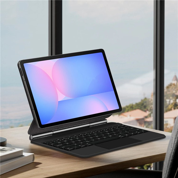 Bluetooth billentyűzet tok touchpaddel Samsung Galaxy Tab S10 FE készülékhez