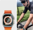 2x edzett üveg ERBORD rögzítőkerettel az Apple Watch Ultra 1/2/3 49mm-es órájához
