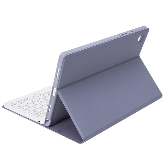 Tok + billentyűzet Samsung Galaxy Tab S6 Lite P610/P615 / S6 Lite 2022 10.4, Pen Slot, lila