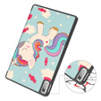 Tok Lenovo Tab P11 Gen 2 TB350FU TB350XU 11.5", Smartcase, unicorn
