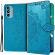 Pattintható tok a Motorola Moto G52 / G82 5G, Mandala, kék