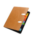 Tok iPad 10.2 2021 / 2020 / 2019, Business Card and Pen Slotl, barna