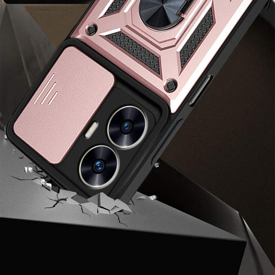 Telefontok a Realme C55, CamShield Slide, rózsaszín rose gold
