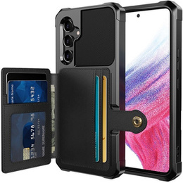 Tok Samsung Galaxy A54 5G, Card Holder Kickstand, fekete