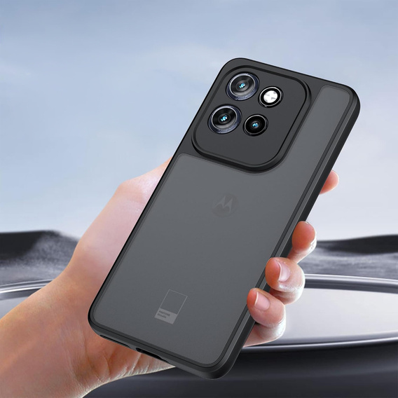 Telefontok a Motorola Edge 50 Neo / Motorola ThinkPhone 25, Fusion Hybrid, átlátszó / fekete