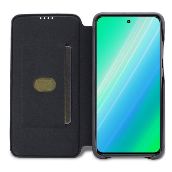 Pattintható tok a Samsung Galaxy A54, ERBORD Retro, fekete