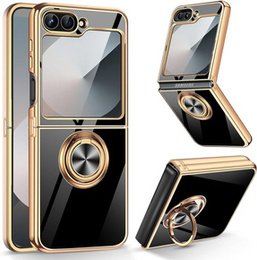Telefontok a Samsung Galaxy Z Flip7 FE / Z Flip6, Electro Ring, fekete