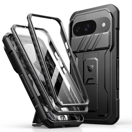 Páncélozott tok a Google Pixel 9A, Dexnor Full Body (Two Frames), fekete