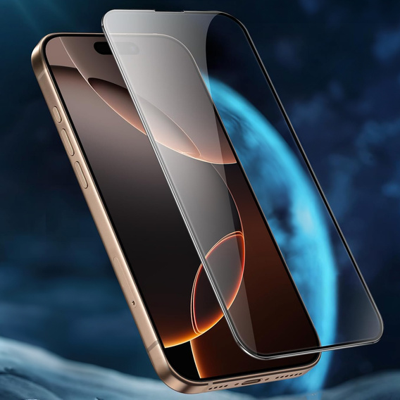 2x edzett üveg ERBORD 3D a iPhone 16 Pro Max teljes képernyő