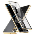 Tok Samsung Galaxy S23, Magnetic Dual Glass, arany