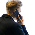 Dux Ducis Telefontok a Sony Xperia 10 VI, Skinpro, sötétkék