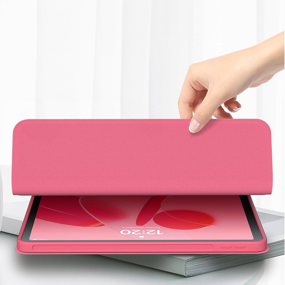 Tok + billentyűzet iPad 10.9 2022 10 Gen, Pen Slot, rózsaszín rose gold