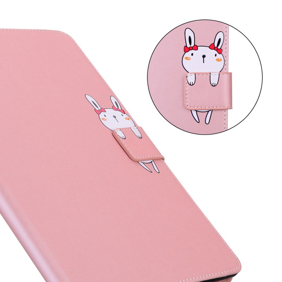 Tok Lenovo Tab M10 Plus 10.6 Gen 3, pánttal, animal, rózsaszín