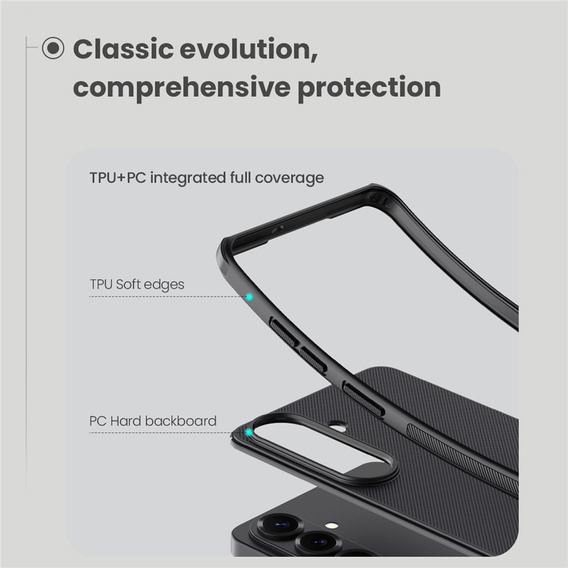 NILLKIN Frosted Shield Pro MagSafe tok Samsung Galaxy S26 Plus készülékhez, fekete