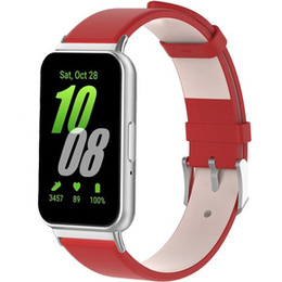Bőrszíj Samsung Galaxy Fit 3 készülékhez, piros