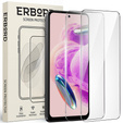 2x edzett üveg a Xiaomi Redmi Note 12S, ERBORD 9H Hard Glass a képernyőn