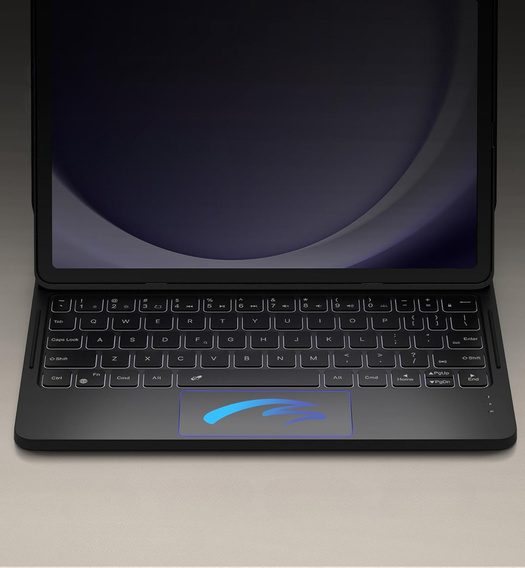 Dexnor mágneses tok billentyűzettel és érintőpaddal Samsung Galaxy Tab A9+ készülékhez