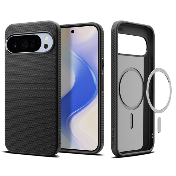 Spigen Liquid Air MagSafe tok Google Pixel 10 Pro XL-hez, matt fekete