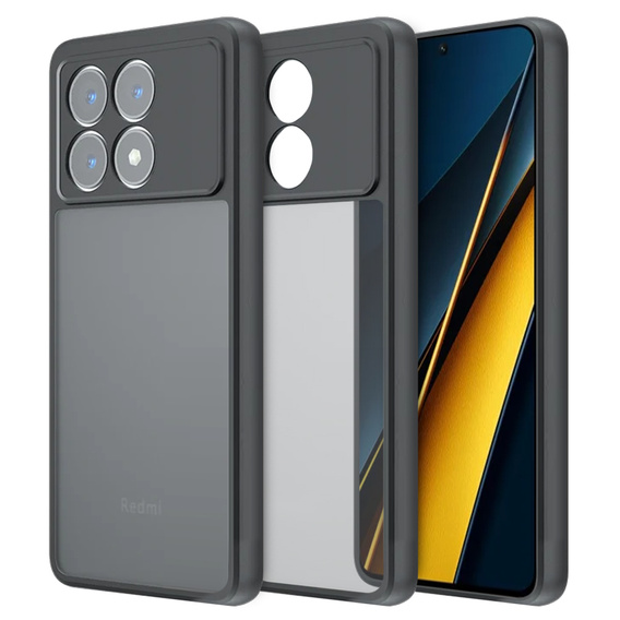Tok Xiaomi Poco X6 Pro 5G, Fusion Hybrid, kameravédelemmel, matt / fekete