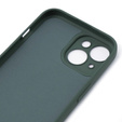 Telefontok a iPhone 15, Silicone Lite, sötétzöld