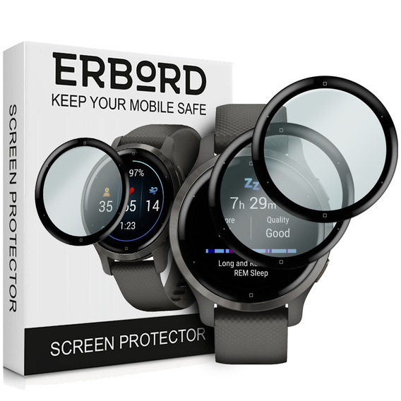 2x ERBORD hibrid üveg a Garmin Venu 2S