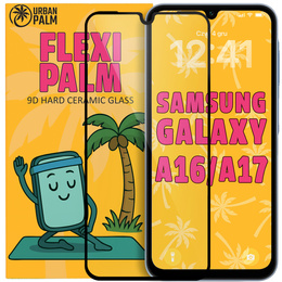 9D Flexi Palm kerámiaüveg Samsung Galaxy A16 4G / A16 5G / M16 5G / A17 készülékekhez