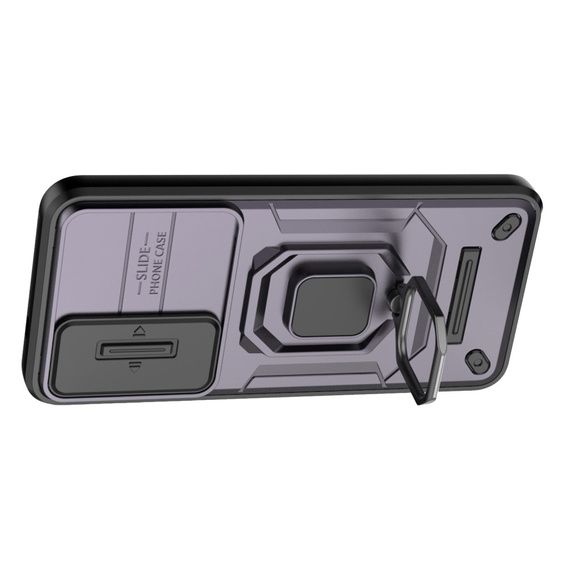 Telefontok a Samsung Galaxy S24, KickStand Camera Lens, lila