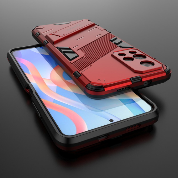 Tok Xiaomi Poco M4 Pro 5G / Note 11S 5G, Military kickstand, kék