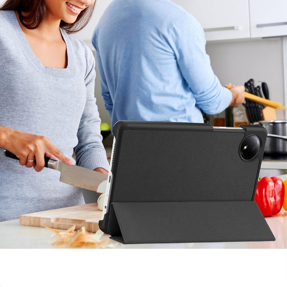 Tok Xiaomi Redmi Pad SE 8.7, Smartcase, fekete