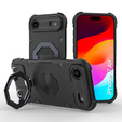 Tok iPhone Air készülékhez, MagSafe, páncélozott, állvánnyal, fekete