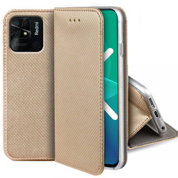 Pattintható tok a Xiaomi Redmi 10C, Wallet Smart Magnet, kék