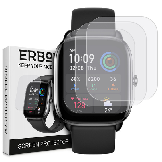 3x ERBORD hidrogél fólia Amazfit GTS 4 Mini