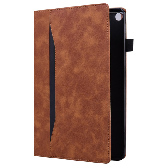 Tok Samsung Galaxy Tab S6 Lite, Classic, tolltartóval, barna