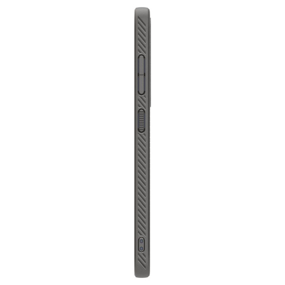 A Spigen tok Samsung Galaxy S25, Liquid Air, fekete + 9H edzett üveghez