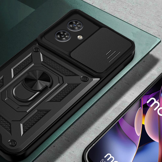 Telefontok a Motorola Moto G54 5G, CamShield Slide, fekete