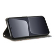 Pattintható tok a Xiaomi Redmi Note 12 4G, Wallet, butterfly and crystals, fekete