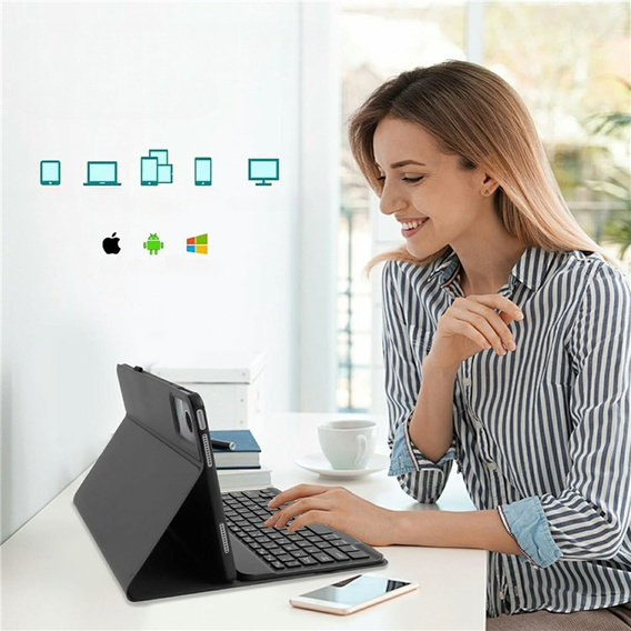 Bluetooth billentyűzet tok Lenovo Tab M11-hez