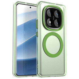 Tok a Xiaomi Redmi Note 14 Pro 5G / Poco X7 5G, Fusion Hybrid, MagSafe-hoz, zöld